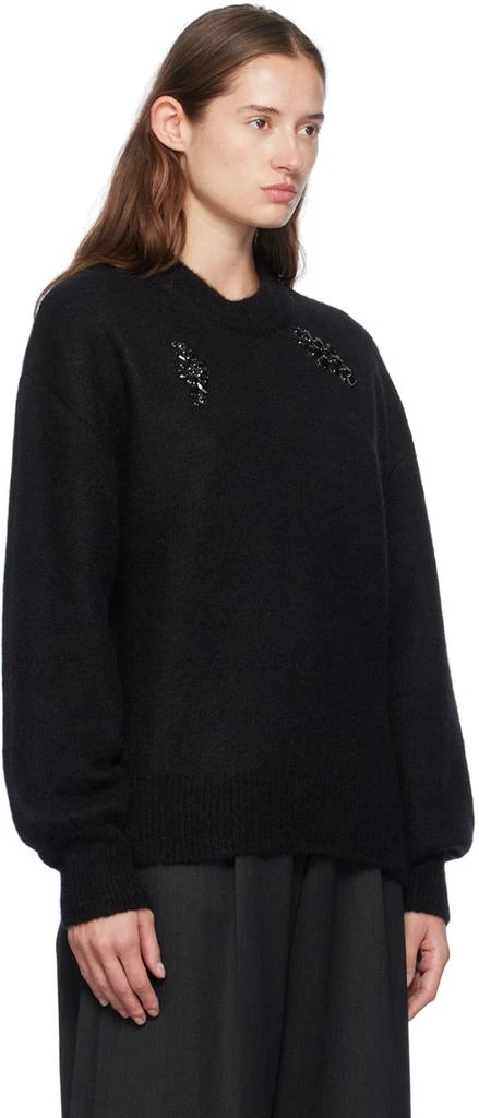Simone Rocha Black Embellished Sweater 2
