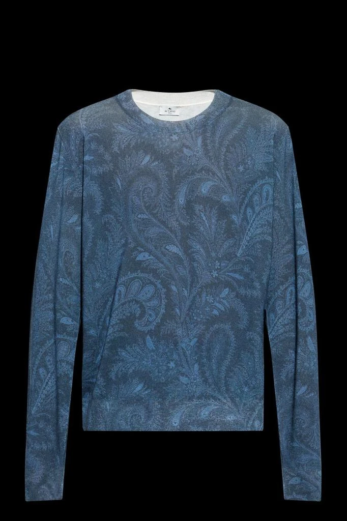 ETRO Etro Patterned Crewneck Knitted Jumper 1