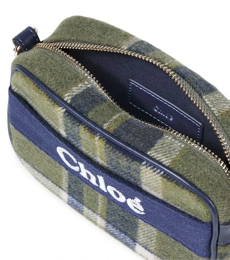 Chloé Logo checked crossbody bag 2