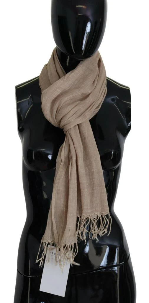 Costume National Cotton Shawl Foulard Fringe Women
s Scarf