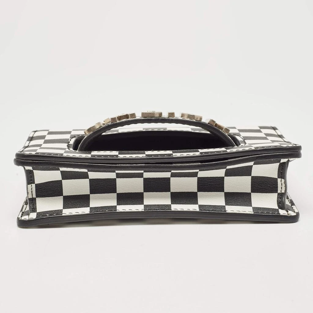 Dior Dior Black/White Leather Miss J'Adior Checkered Crossbody Bag 8