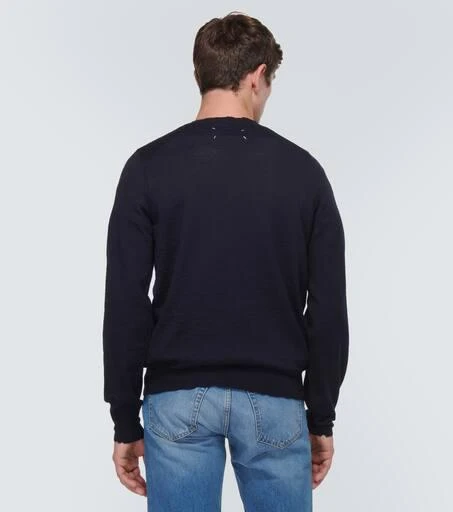 MAISON MARGIELA Embroidered wool cardigan 4