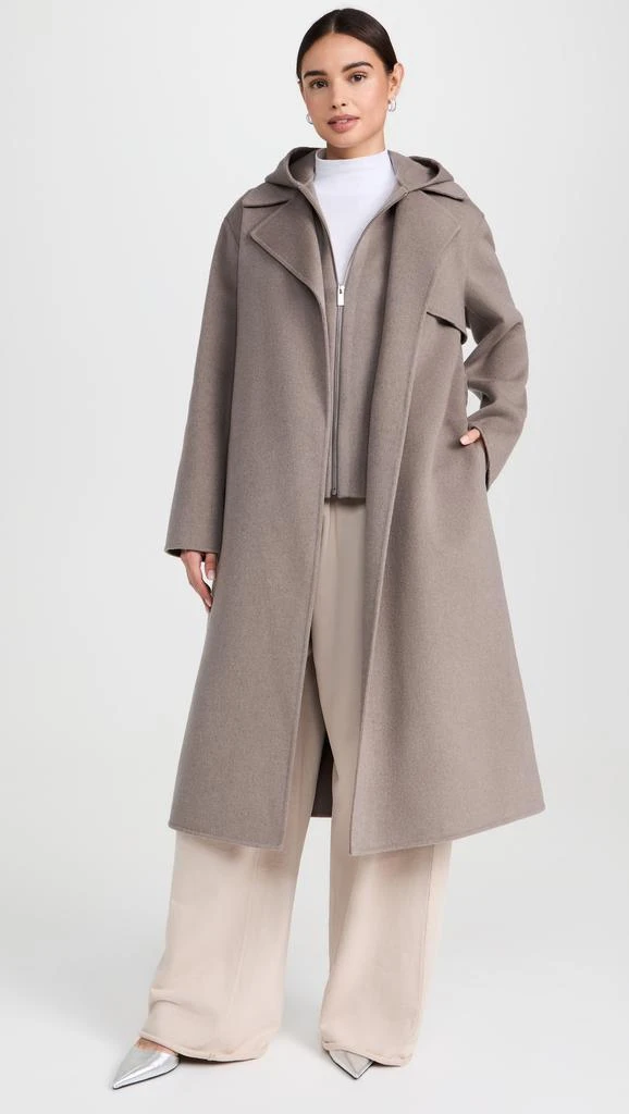 Theory Long Wrap Trench 6
