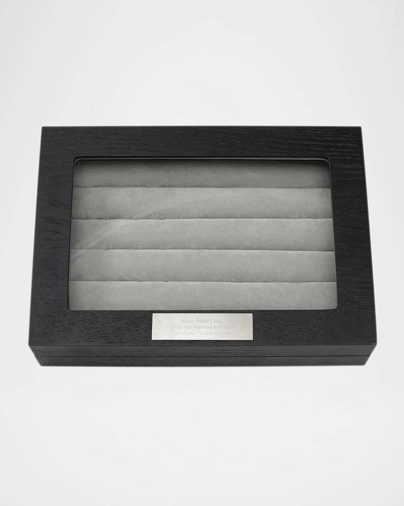 Cufflinks Inc. Men's Onyx Collector's Wood Cufflink Case, 36 Pairs 3