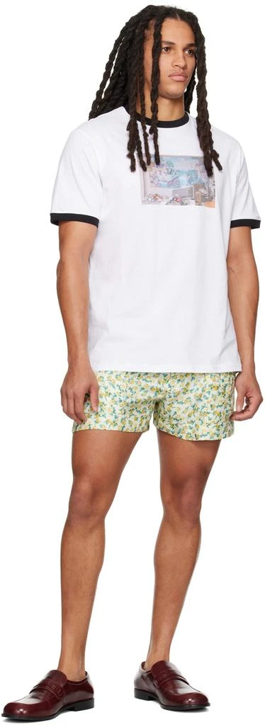CORMIO Yellow Floral Shorts 4