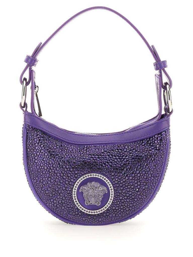 【関税&送料込】Versace Mini Hobo Bag With Crystals Versace Versace Mini Hobo Bag With Crystals - Bags - BeyondStyle