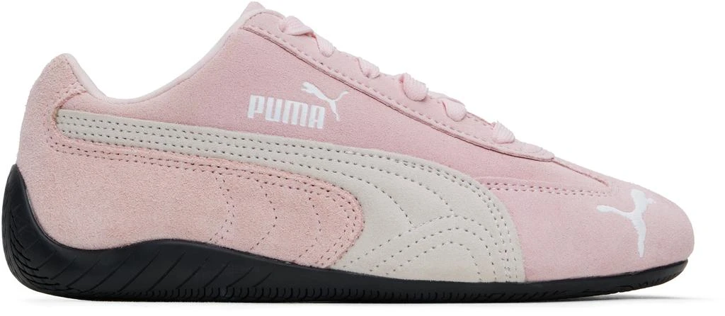 Puma Pink & White Speedcat OG Sneakers 1