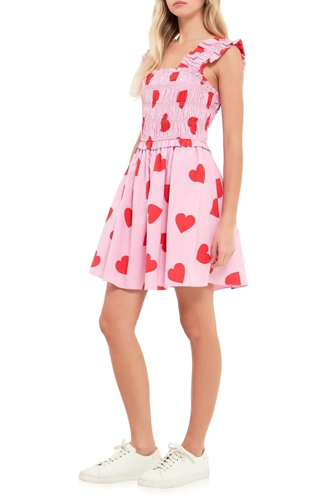 English Factory Heart Shape Shirred Sundress 3