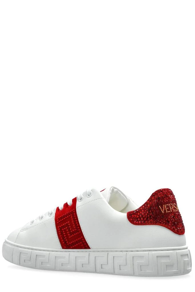 Versace Versace Greca Embellished Lace-Up Sneakers 3
