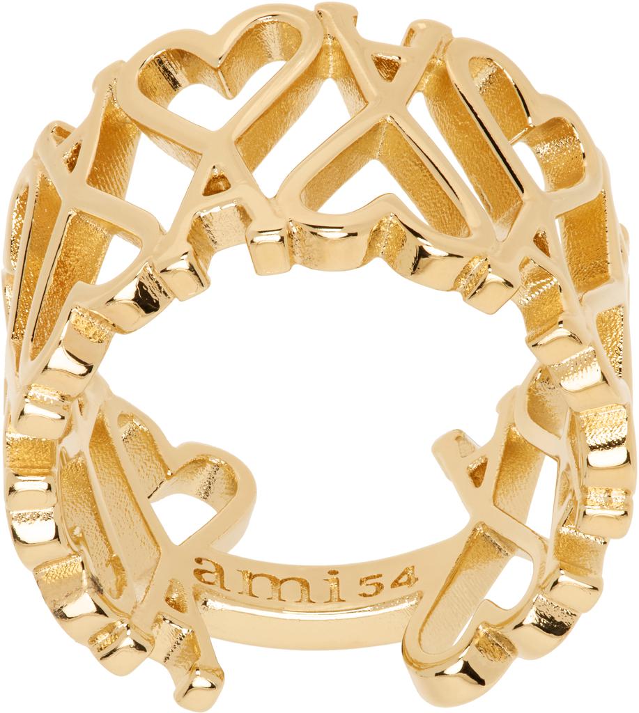 【Ami Paris】Ami De Coeur リング 指輪 ハート 真鍮 2色展開 GOLD Ami de Coeur Ring | AMI PARIS