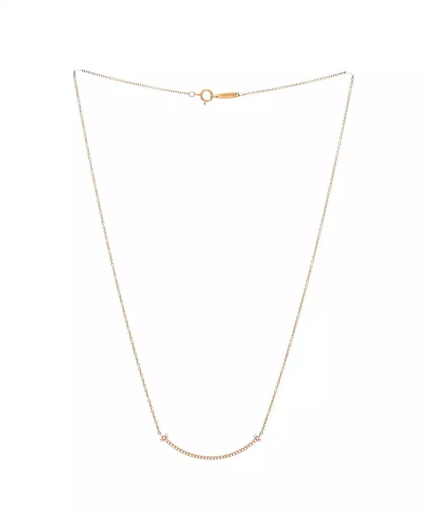 Pre-Owned Tiffany 
Co T Smile Pendant Necklace 2