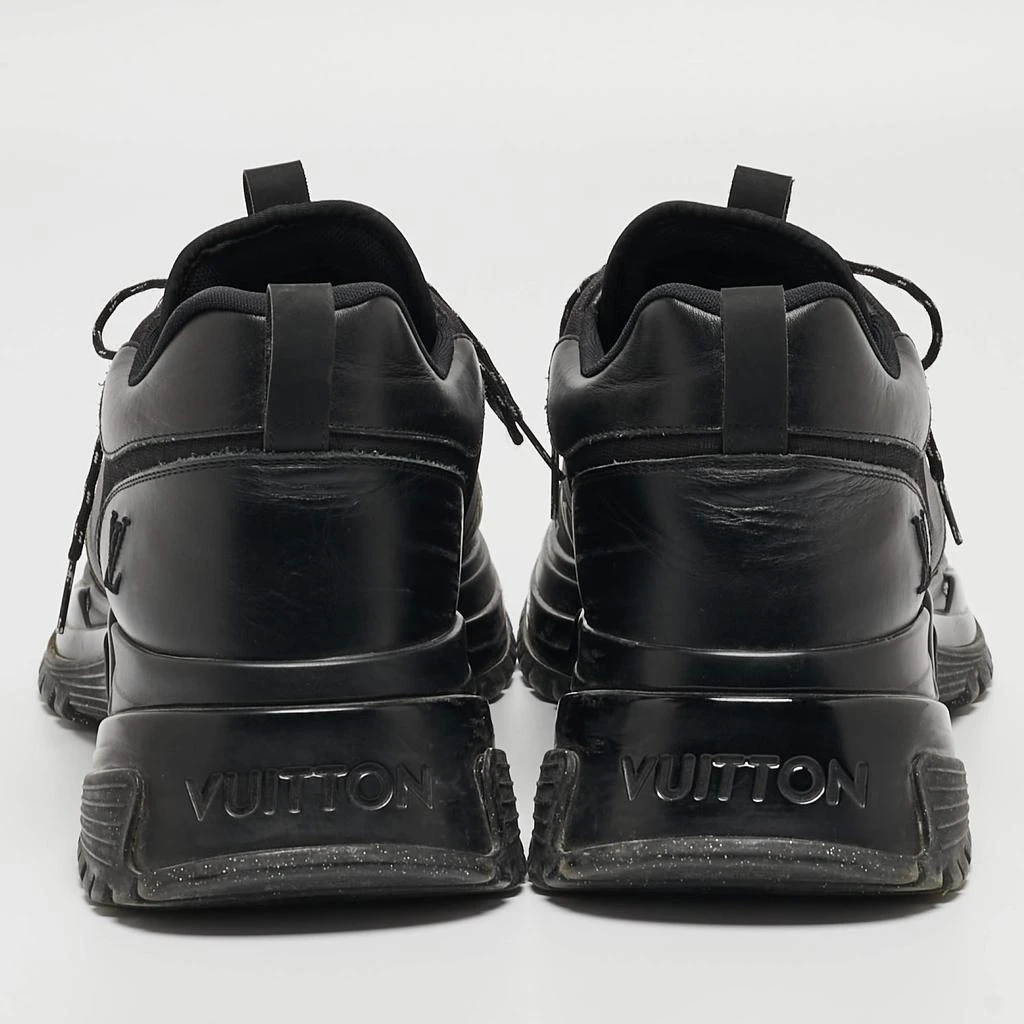 Louis Vuitton Louis Vuitton Tricolor Leather and Printed Mesh Run Away Pulse Sneakers Size 44 5