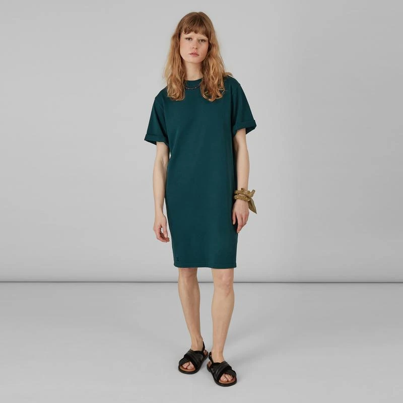 L'Exception Paris Thick cotton t-shirt dress Dark Sea L'EXCEPTION PARIS 1