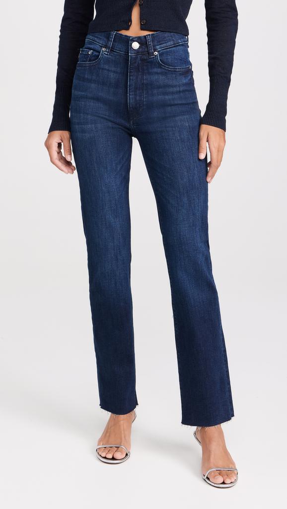 DL1961 Halle Straight: High Rise Instasculpt Jeans