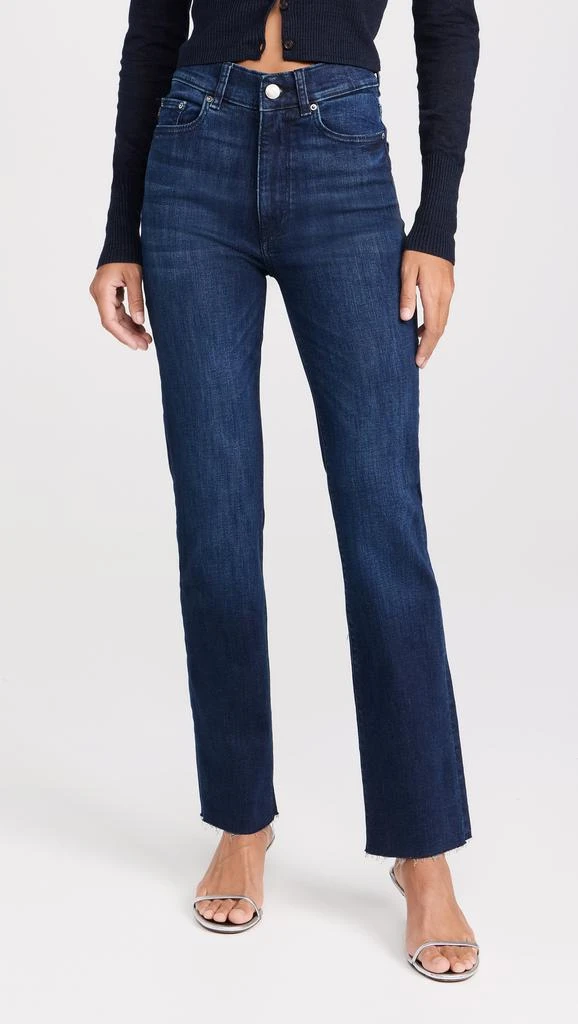 DL1961 Halle Straight: High Rise Instasculpt Jeans 1