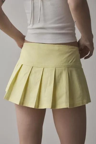 BDG BDG Shaina Belted Linen Micro Mini Skort 4