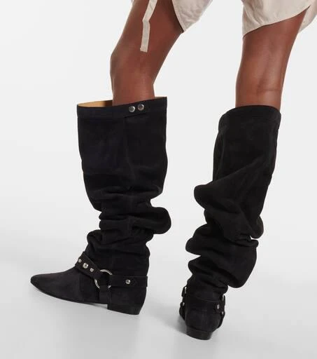 Isabel Marant Selize suede over-the-knee boots 7