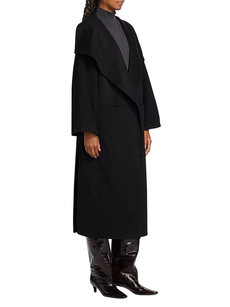 Totême Open-Front Wool Coat 4