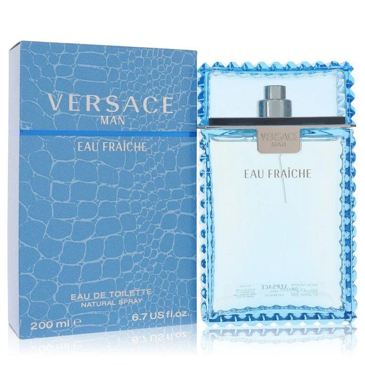 Versace Man by  Eau Fraiche Eau De Toilette Spray (Blue) 6.7 oz Men 1