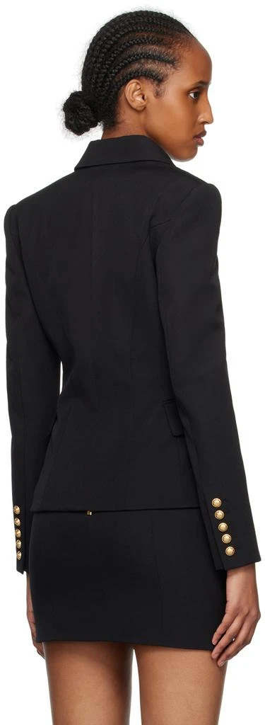 Balmain Black Double-Breasted Blazer 3