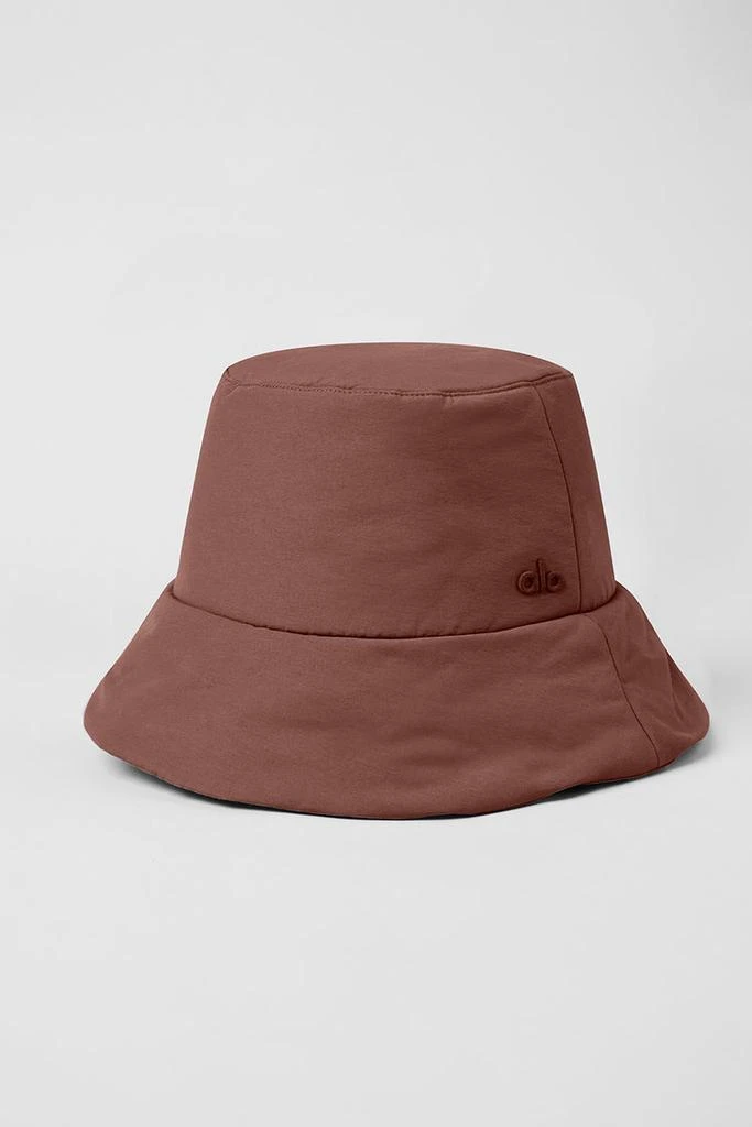 Alo Good Shade Puffer Bucket Hat - Chestnut 1