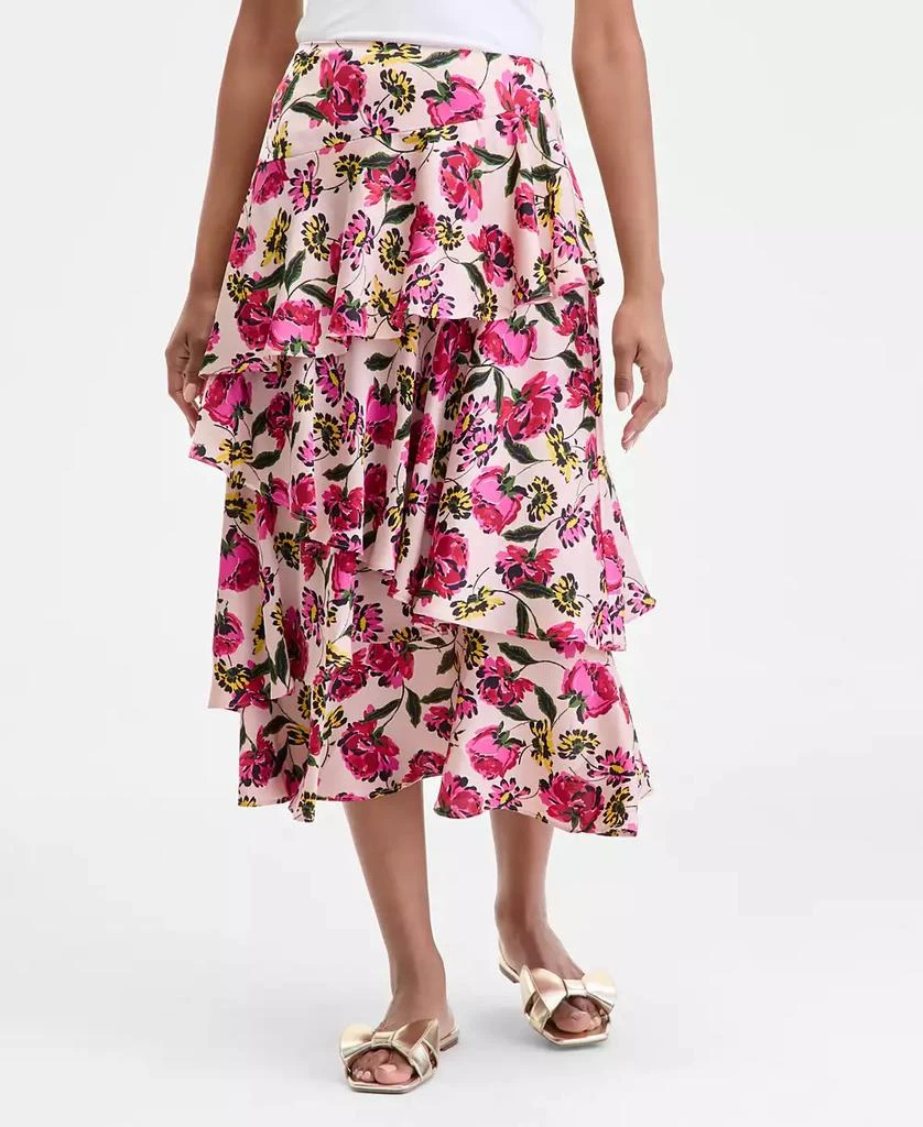On 34th Women's Tiered Ruffle Midi Skirt, Macy's Exclusive 4