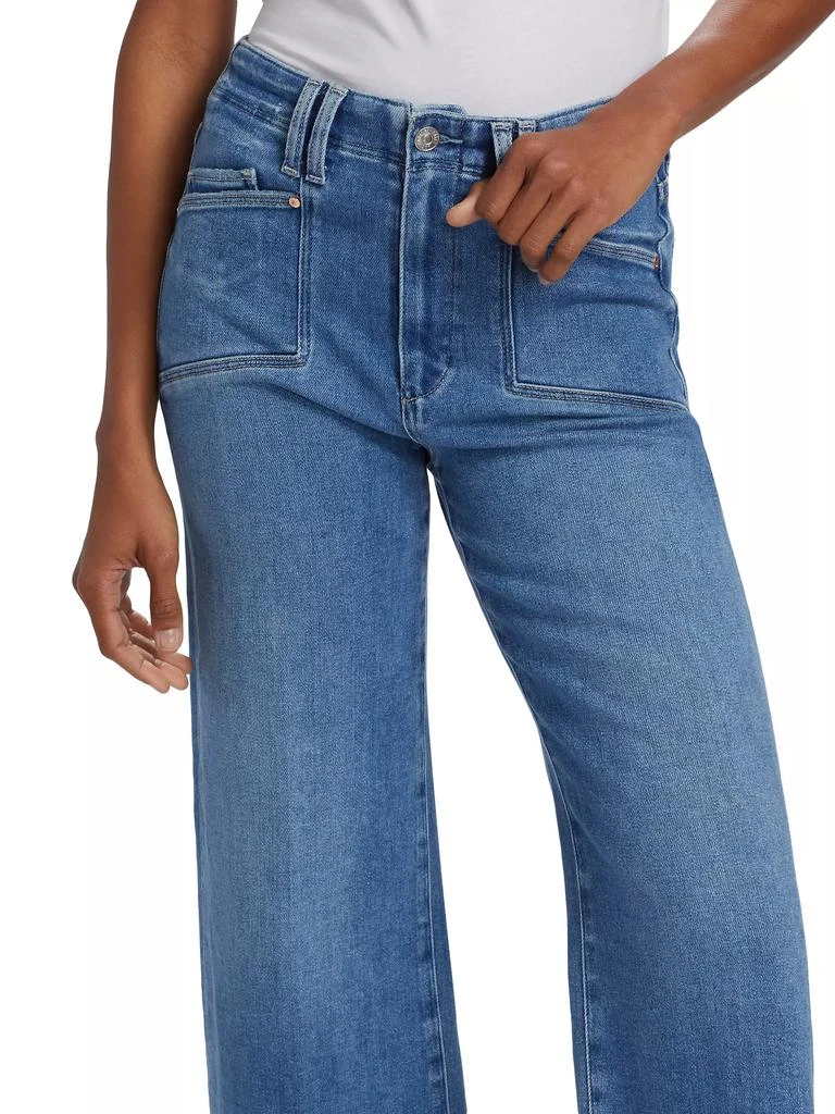 Paige Anessa Raw Wide-Leg Jeans 6