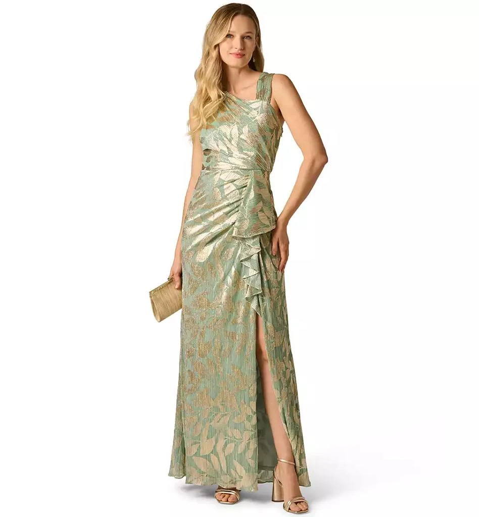 Women's Asymmetric Metallic Mermaid Gown  On Sale Now with Up to 31% Off |  Discover Exclusive Deals & Savings at BeyondStyle  Authentic Adrianna  Papell dress|women's fashion|dresses with Limited-Time Discounts, Free