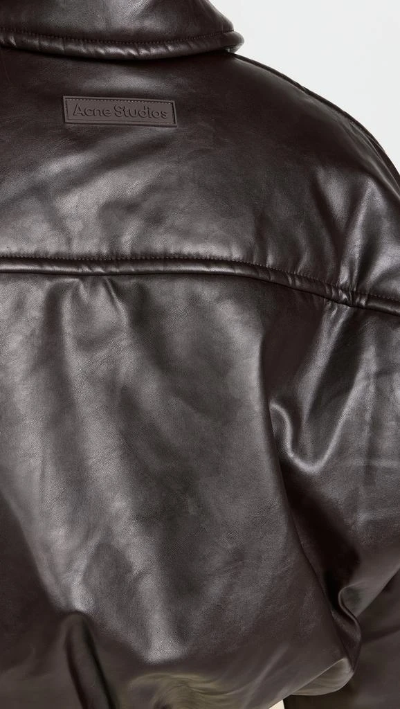 Acne Studios Faux Leather Bomber Jacket 5
