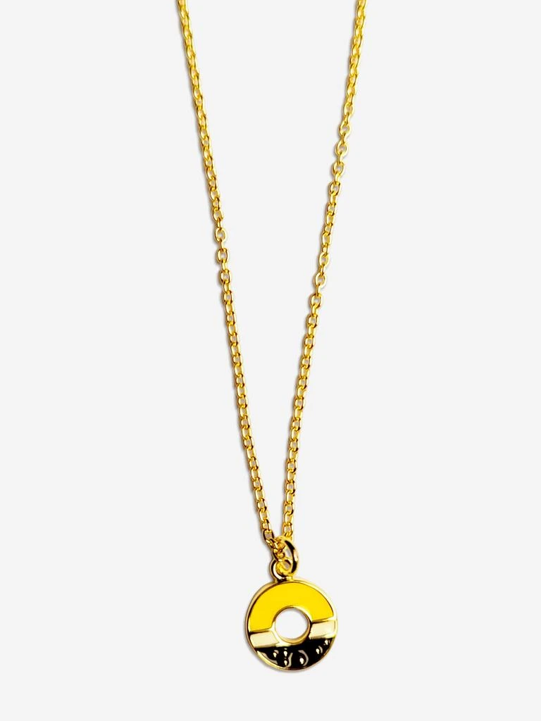 Secret Spoils Secret Spoils Girls Yellow and Black Doughnut Necklace in Gold (40cm) 2