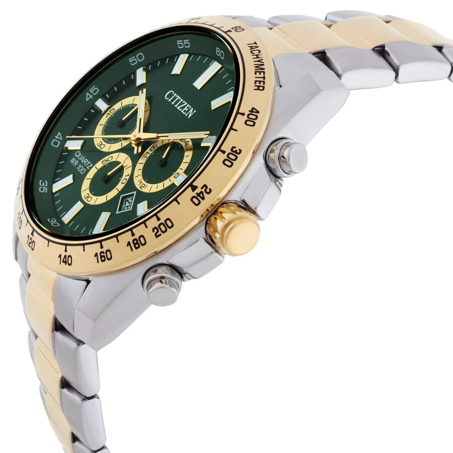 Citizen Sports Chronograph Quartz Green Dial Men's Watch AN8234-58X 3