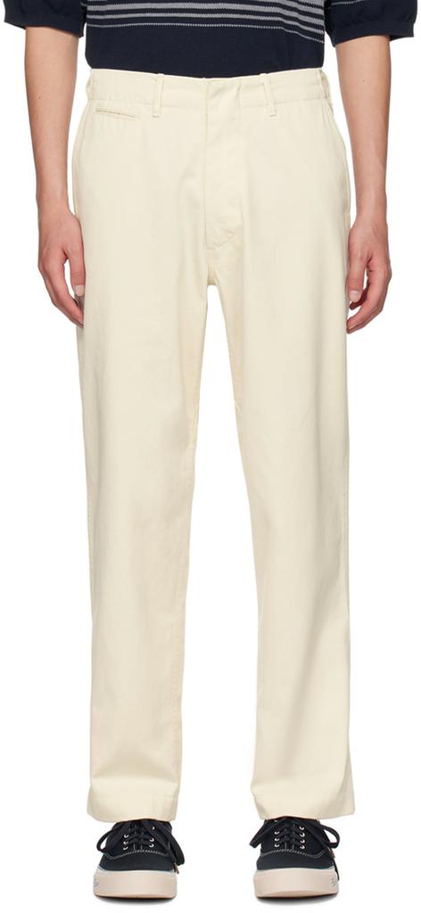 Nanamica Off-White Wide Trousers