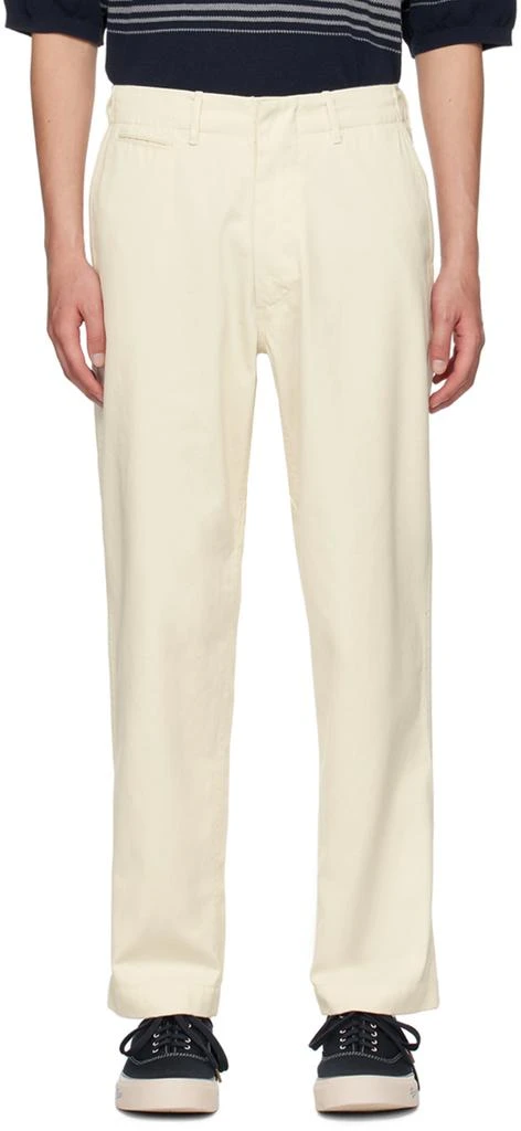 Nanamica Off-White Wide Trousers 1