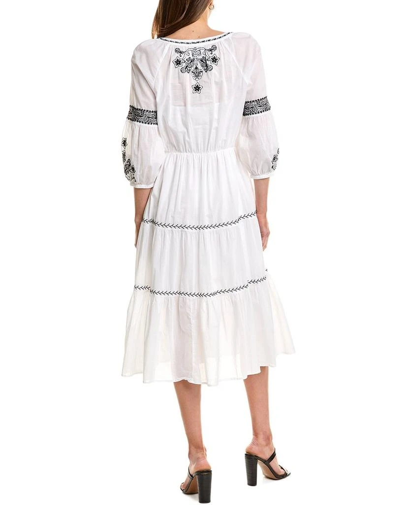 Johnny Was Petite Cam Tiered Midi Dress 2