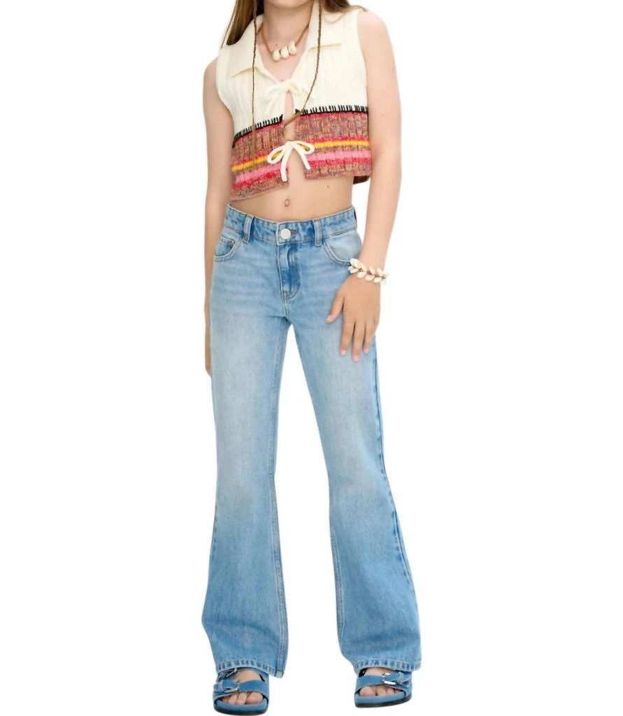 LES COYOTES DE PARIS Les Coyotes De Paris - Girl's Low-Waist Flare Classic Pants 3