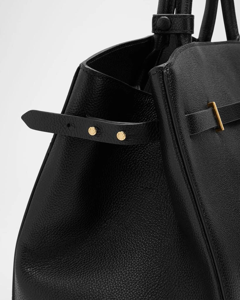 Demellier The Hudson Leather Top-Handle Bag 6