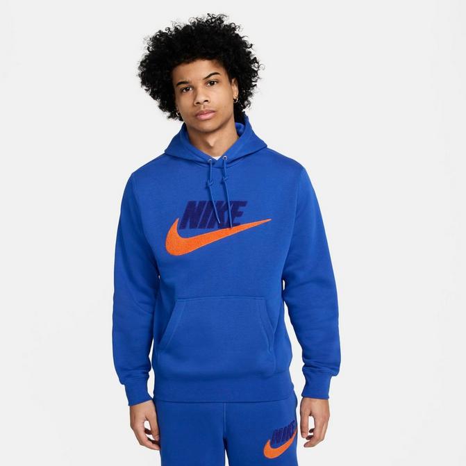 NIKE Men's Nike Club Fleece Chenille Futura Pullover Hoodie