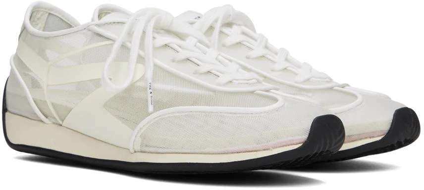 Rag & Bone Off-White Retro Runner Slim Sneakers 4