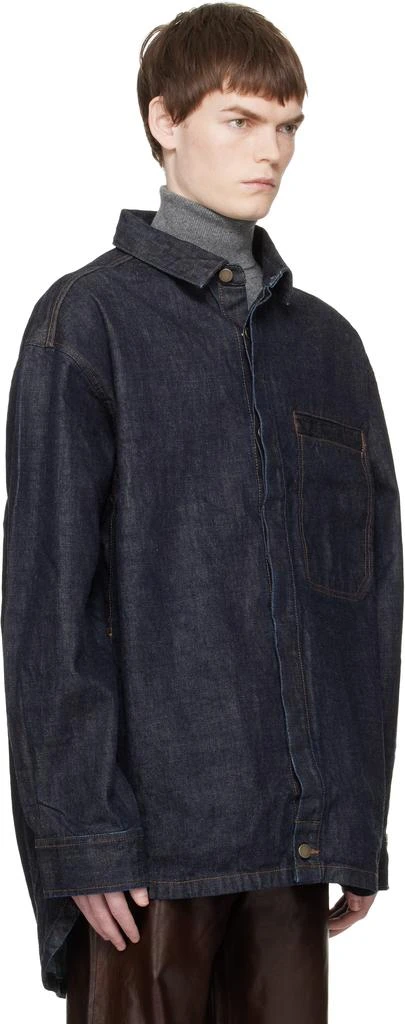 Entire Studios Indigo Herculean Denim Shirt 2