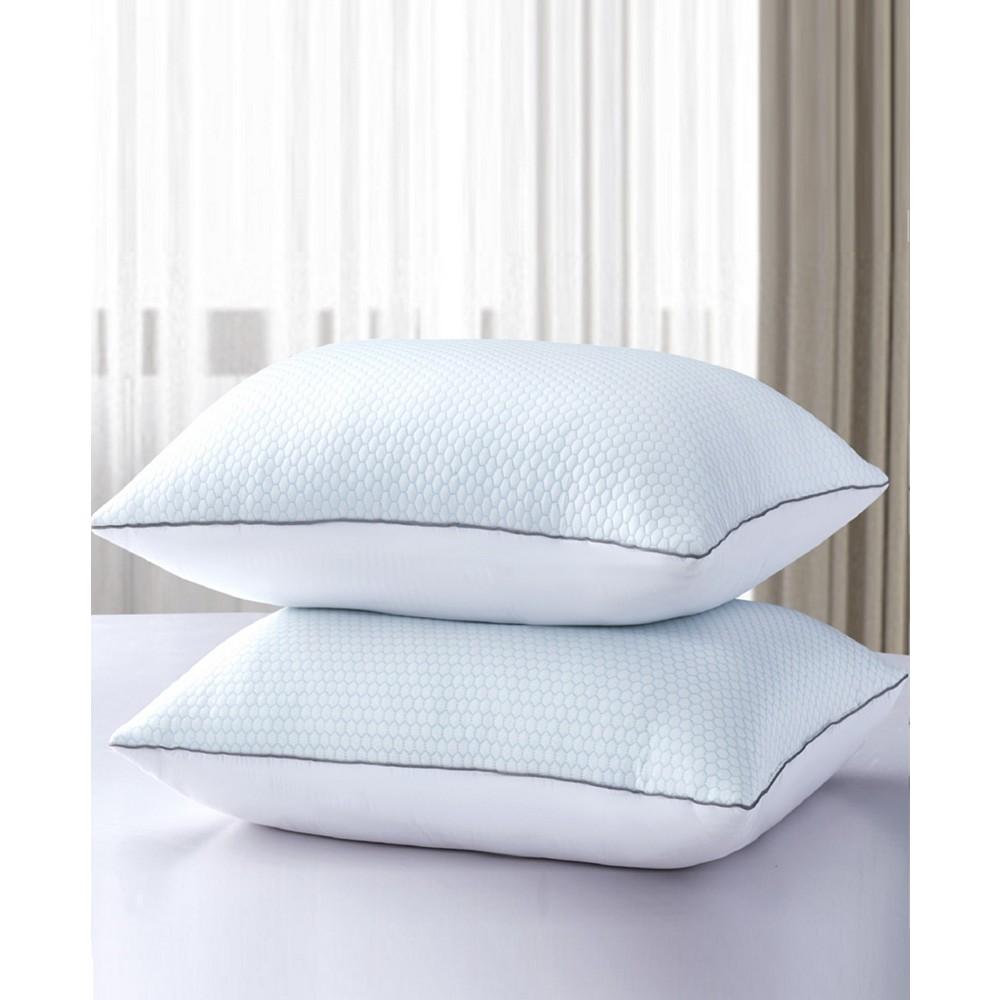 Serta Flipable Summer/Winter White Goose Feather 2-Pack Pillow