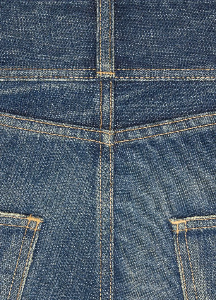Celine Jane flared jeans in dark union wash denim 5