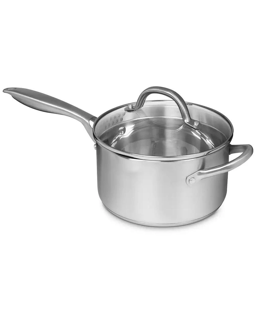Sedona Kitchen Pro Stainless Steel 3.5-Qt. Saucepan with Draining Lid 1