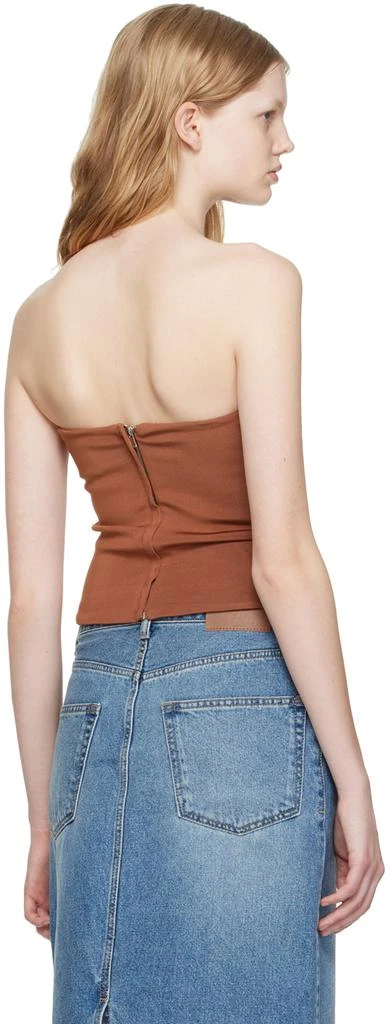 Esse Studios Brown Strapless Tube Top 3