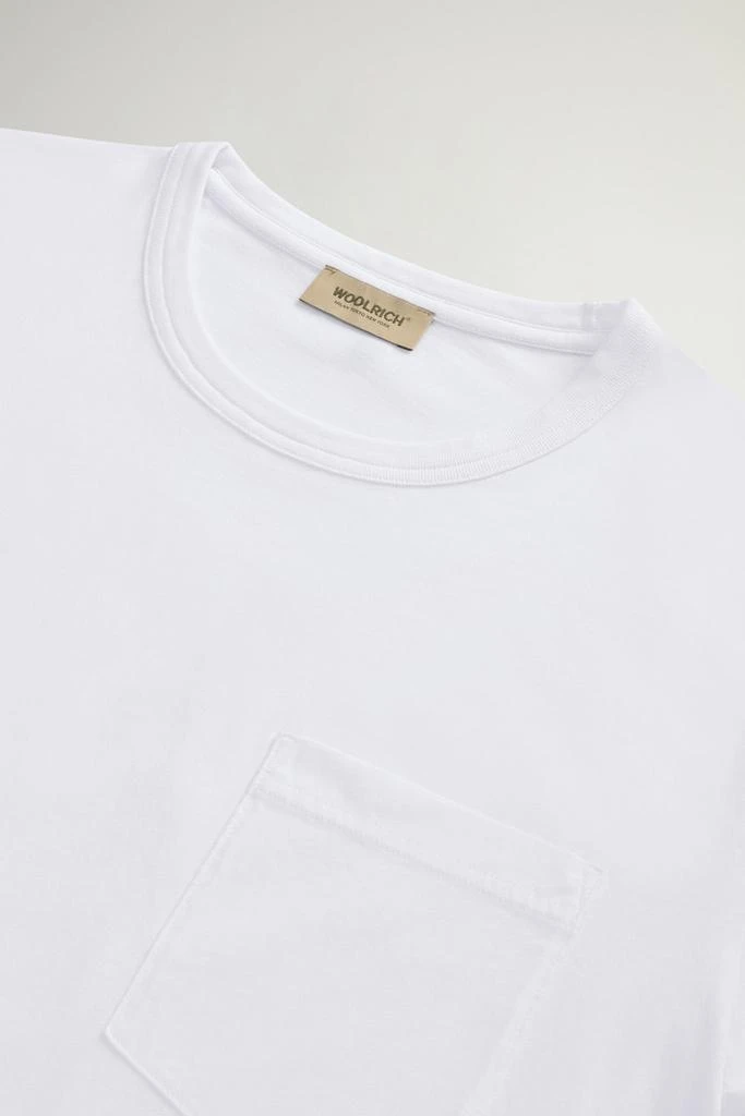 Woolrich Pure Cotton T-Shirt with Pocket - Men - Black 6