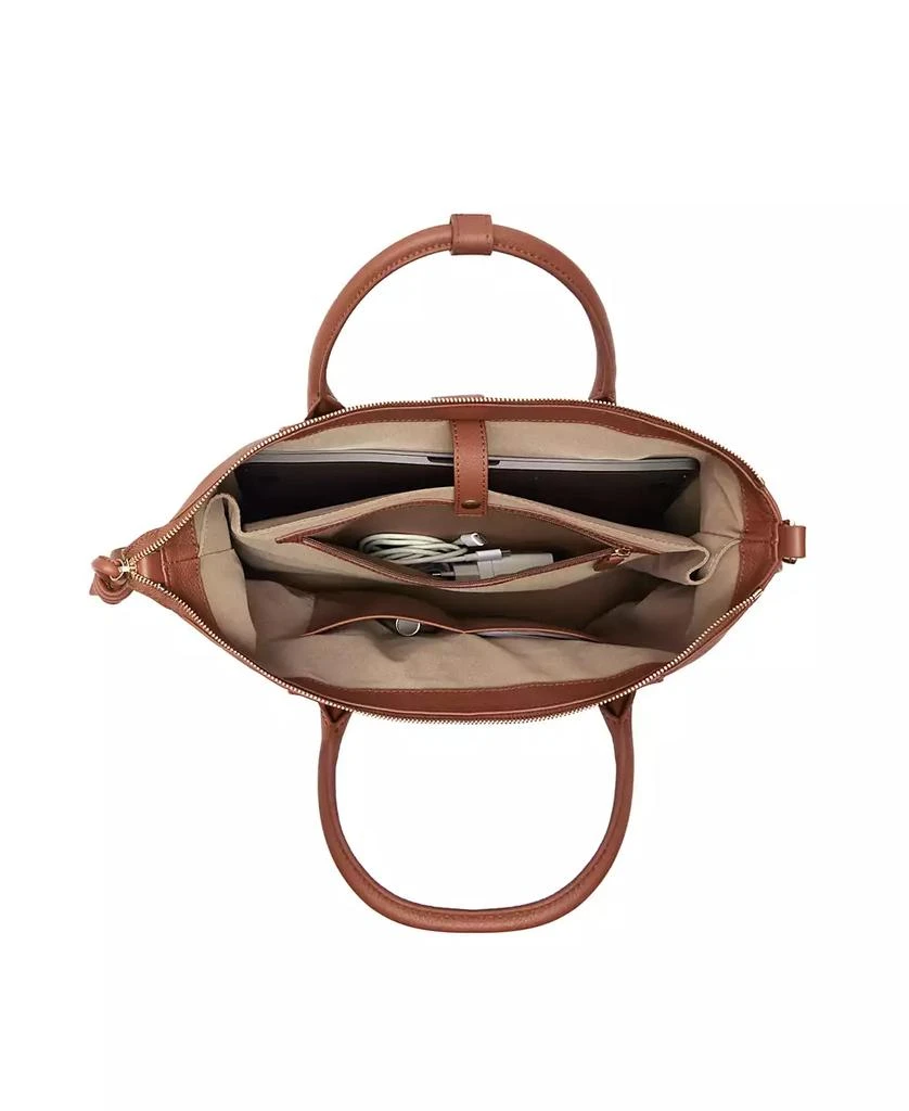 Esin Akan Wimbledon Large Leather Backpack Tote 8