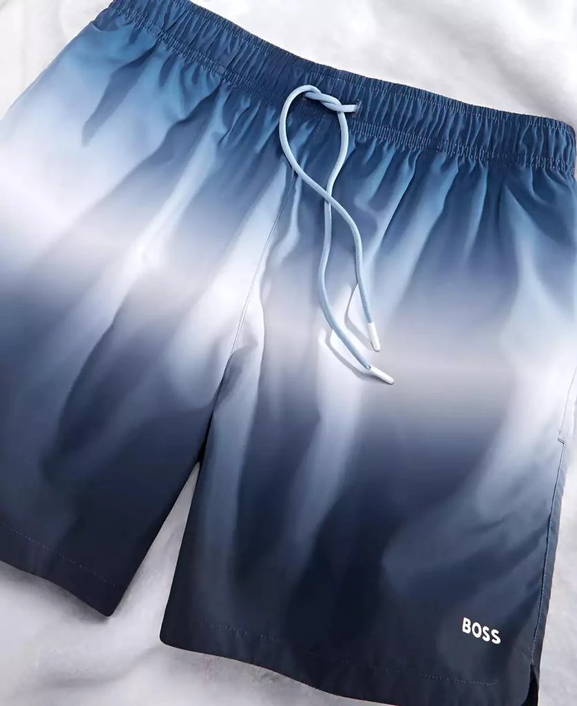 Hugo Boss Men's Color Gradient 5.9" Swim Trunks, Created for Macy's 7