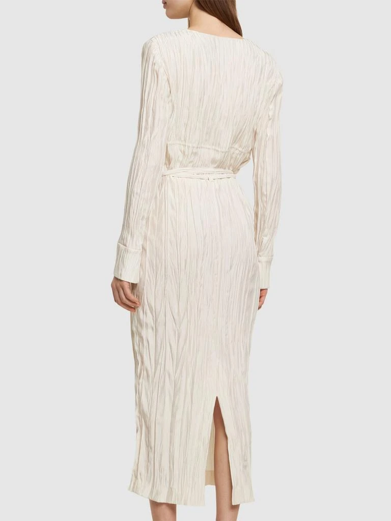 Altuzarra Carol Long Sleeve Satin Midi Dress 2