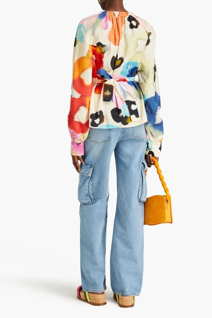Stine Goya Vianna printed crepe de chine blouse 3