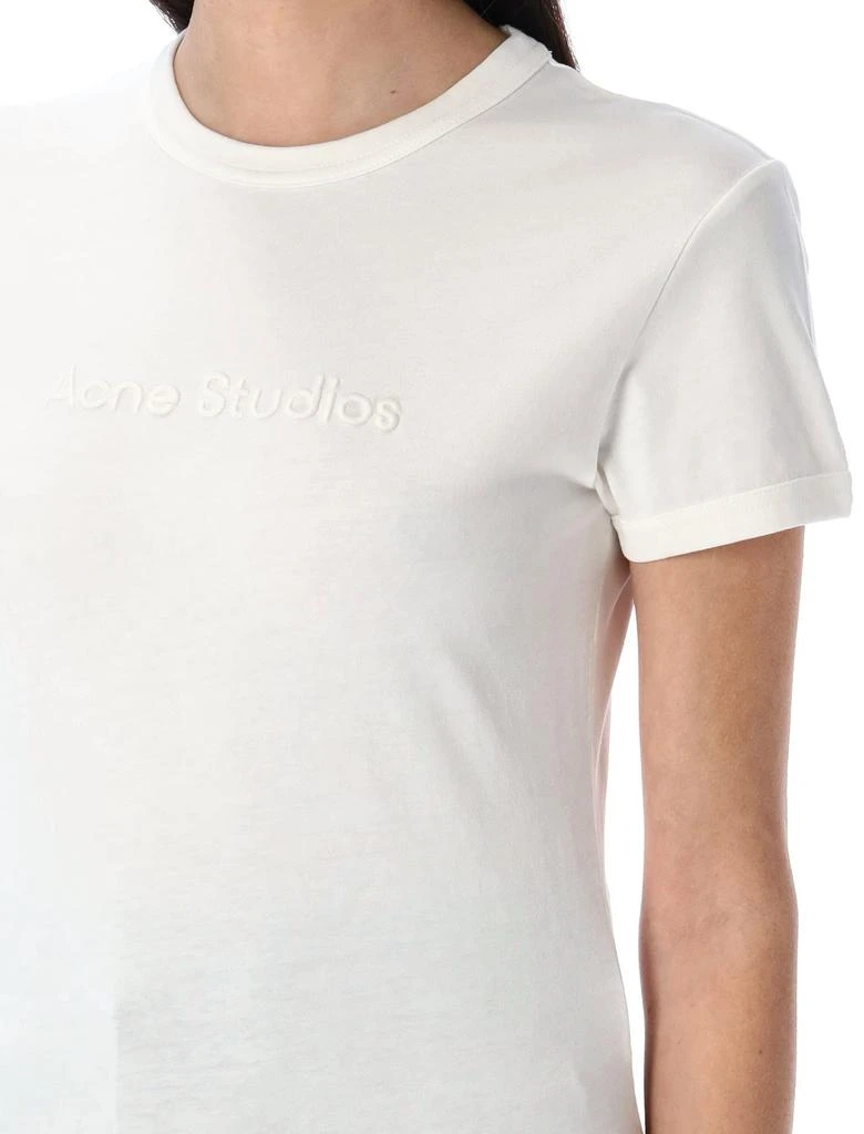 Acne Studios Acne Studios Logo Debossed Crewneck T-Shirt 3