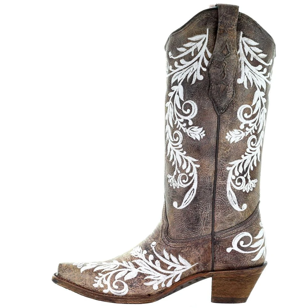 Corral Boots Glow In The Dark Studded Snip Toe Cowboy Boots 4